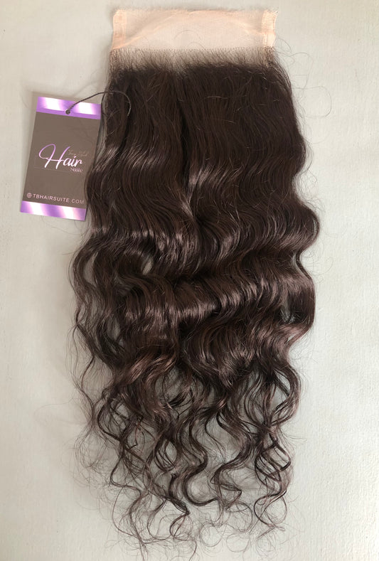 Raw Indian Curly 5x5 HD Lace Closure